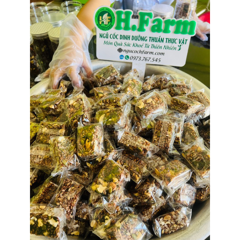 BÁNH THANH GẠO LỨT MIX HẠT H.FARM_KHÔNG ĐƯỜNG