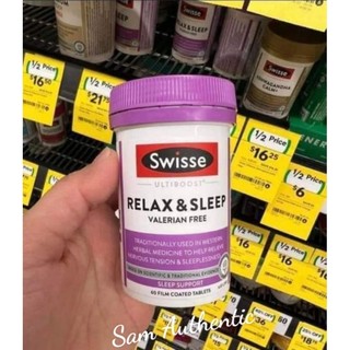 SWISSE RELAX & SLEEP - Hỗ trợ chứng mất ngủ, giúp an thần & giảm stress, ngủ ngon