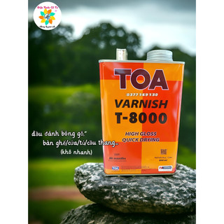 Dầu bóng gỗ nội thất cao cấp TOA Varnish T8000 850ml