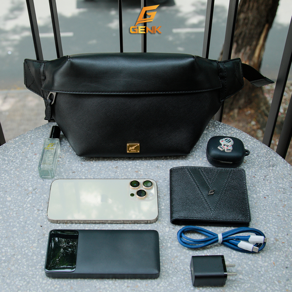 Túi Đeo Chéo / Túi Bao Tử Da Nam Thương Hiệu Genk - GT04