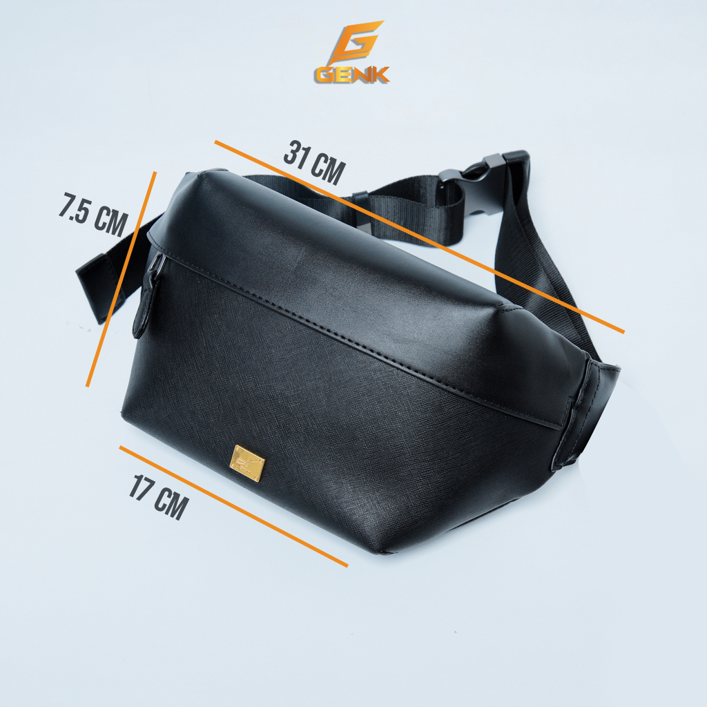 Túi Đeo Chéo / Túi Bao Tử Da Nam Thương Hiệu Genk - GT04
