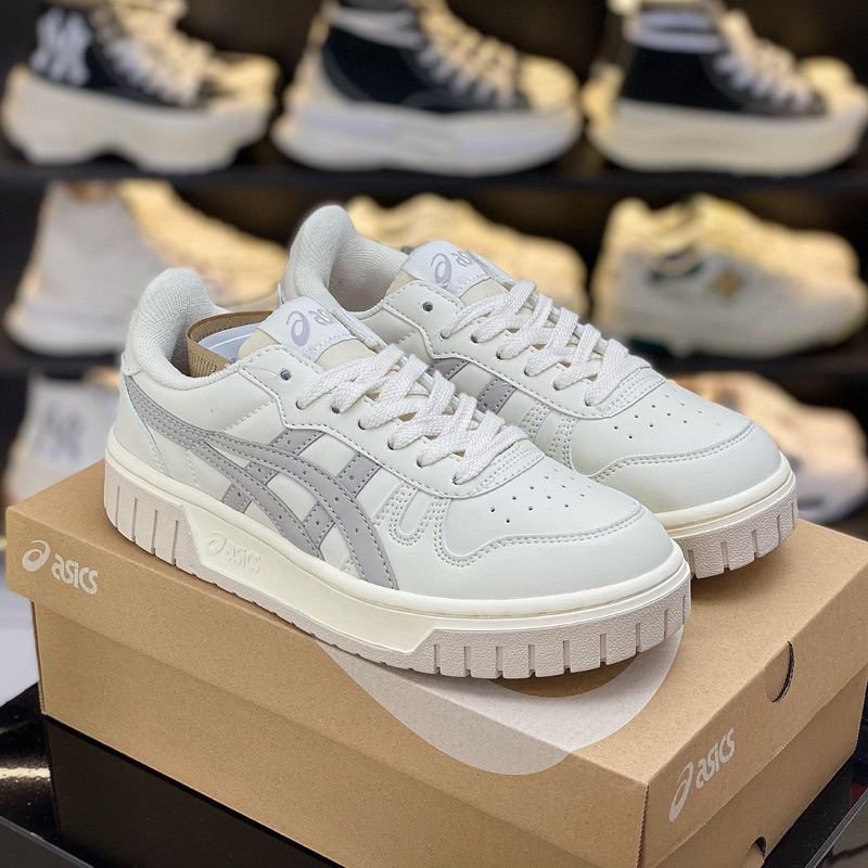 Giày thể thao kem trắng asics dễ phối chất lượng 11