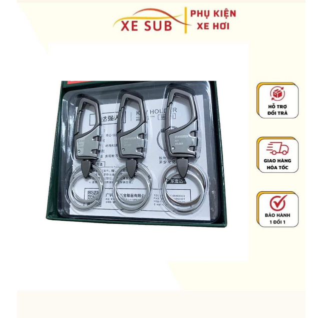 Móc khoá xe máy GOOD móc khoá xe ô tô có cài thắt lưng hợp kim cao câp không gỉ sét.