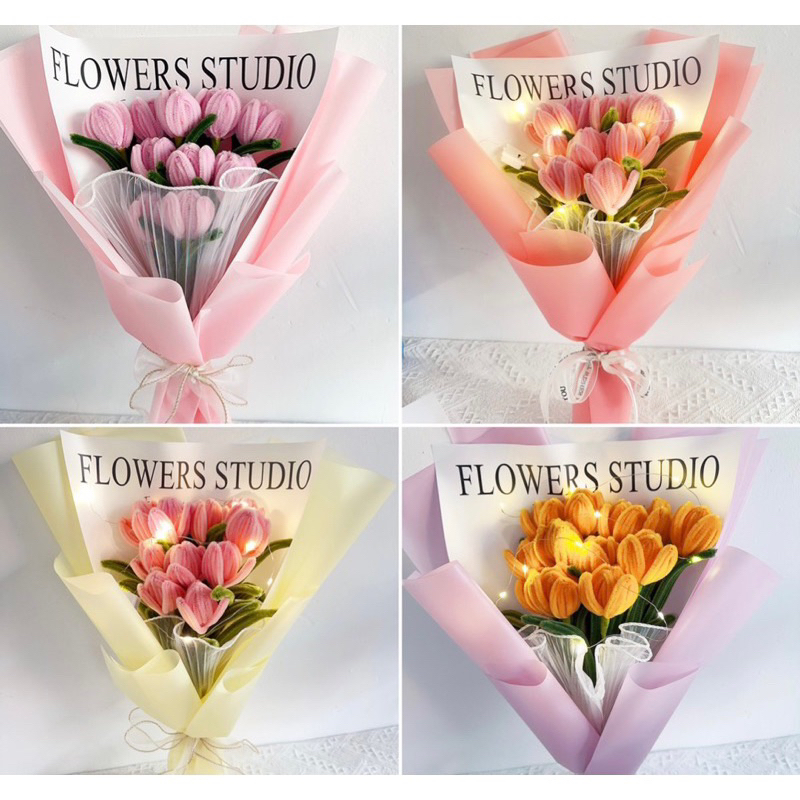 Bó hoa Kẽm Nhung tuylip ,Quà tặng 20/10 ý nghĩa