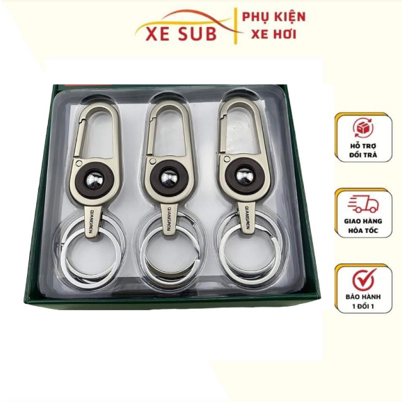 Móc khoá xe máy GOOD móc khoá xe ô tô có cài thắt lưng hợp kim cao câp không gỉ sét.