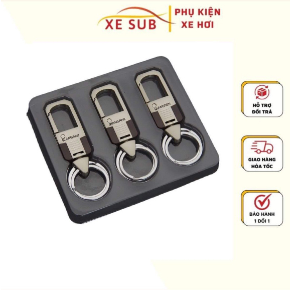 Móc khoá xe máy GOOD móc khoá xe ô tô có cài thắt lưng hợp kim cao câp không gỉ sét.