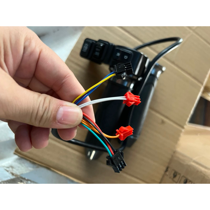 Tay ga xe điện 3 bánh xe máy điện 2 nút