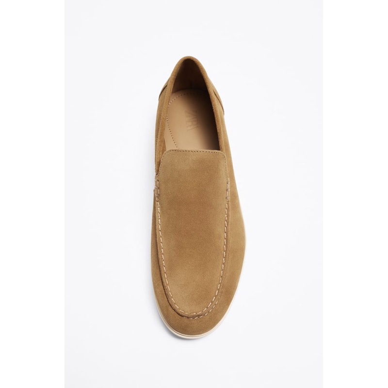 Giày lười nam da lộn Zara authentic SPORTY size 41