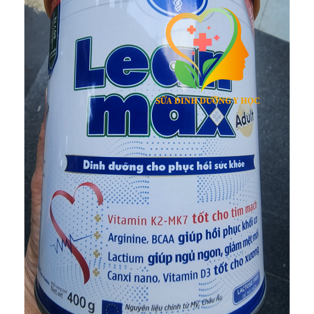 Sữa Lean Max Adult - Dinh dưỡng cho phục hồi sức khỏe -  900G
