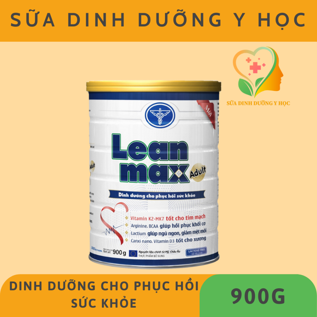 Sữa Lean Max Adult - Dinh dưỡng cho phục hồi sức khỏe -  900G