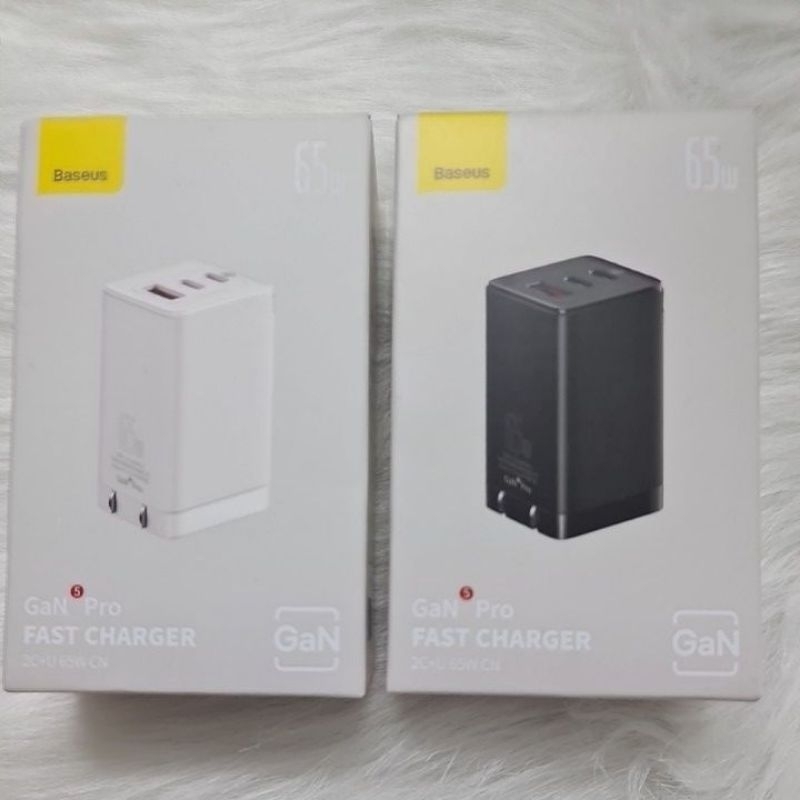 Sạc Baseus GaN 3 pro 65W GAN5 Pro 100uw sạc nhanh 4.0 QC 3.0 PD USB