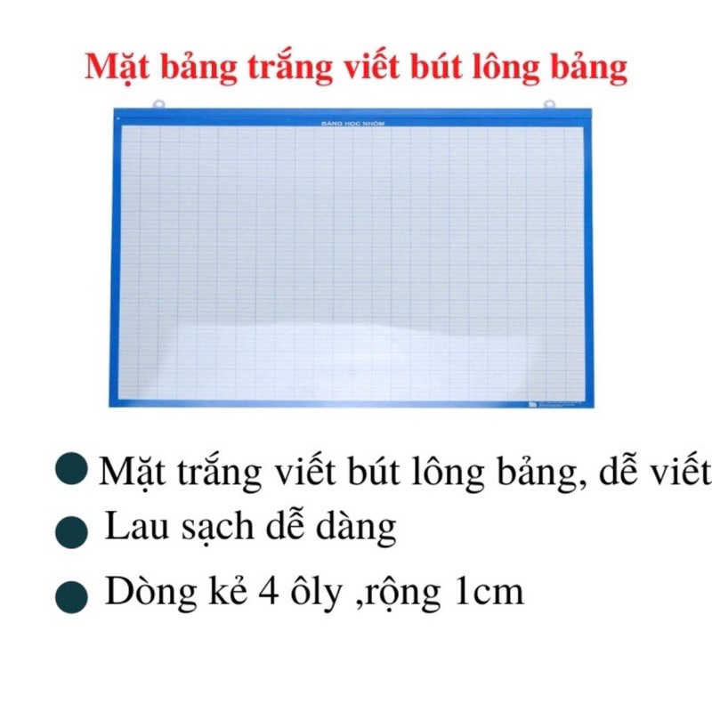 Bảng nhóm 2 mặt 3 size có nẹp treo