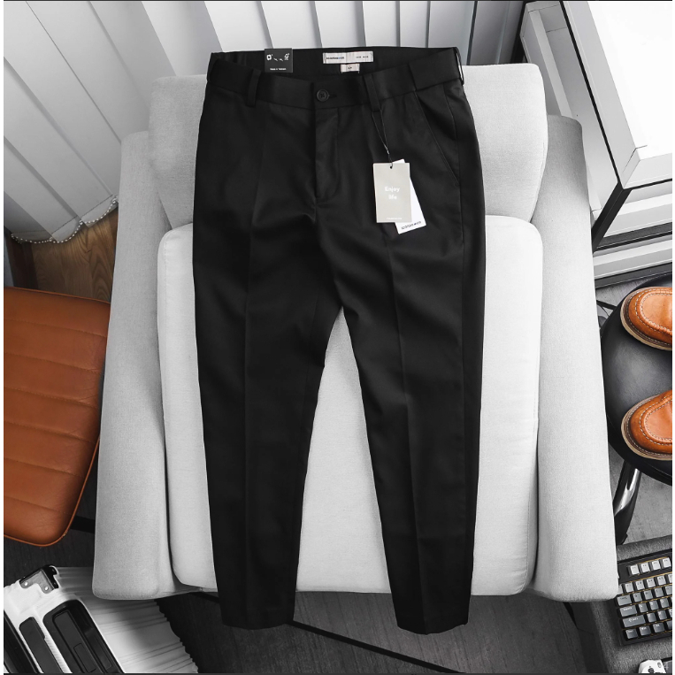 Quần tây nam ICONDENIM Hidden Elastic Waist Trousers phối lưng rút form slim ôm dáng - QTID0034