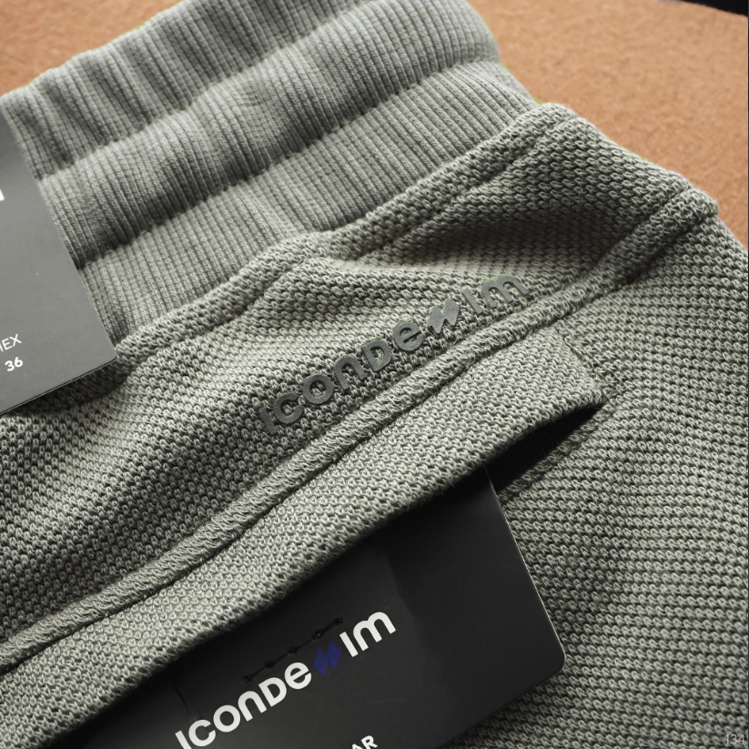 Quần Short Pique ICONDENIM Signature Pattern Side Stripe - QSID0134