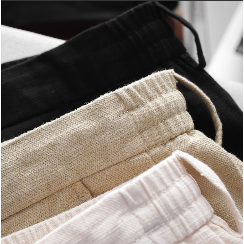 Quần Linen Nam ICONDENIM Phối Lưng Thun - QDID0006