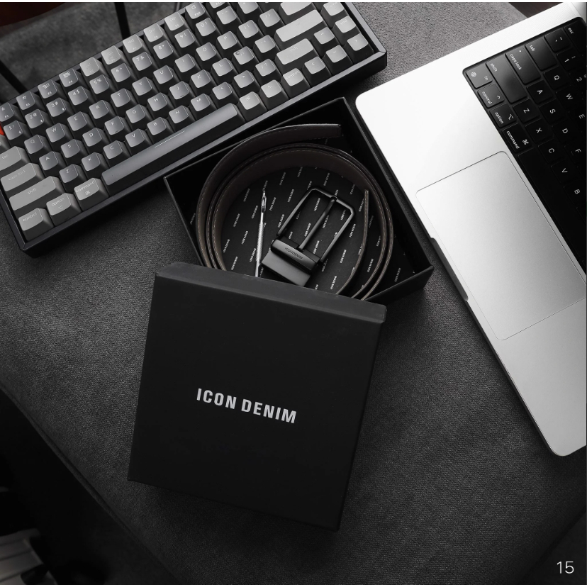 Thắt Lưng ICONDENIM Da Vân - TLID0015
