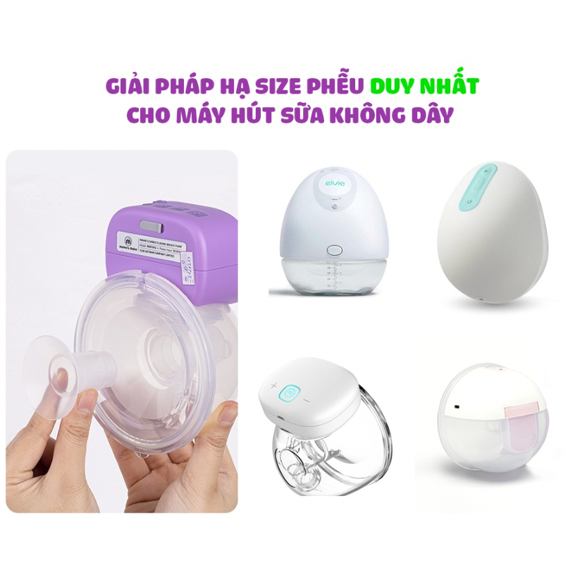 Đệm Giảm Hạ Size 13, 15, 17, 19, 21 mm Tương Thích Tất Cả Phễu Của Máy Hút Sữa, Cup Rảnh Tay, Máy Cầm Tay,..Lamkids