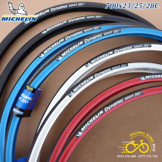Cặp Lốp (vỏ) trọc xe đạp MICHELIN DYNAMIC SPORT 700x23C / 700x25C / 700x28C