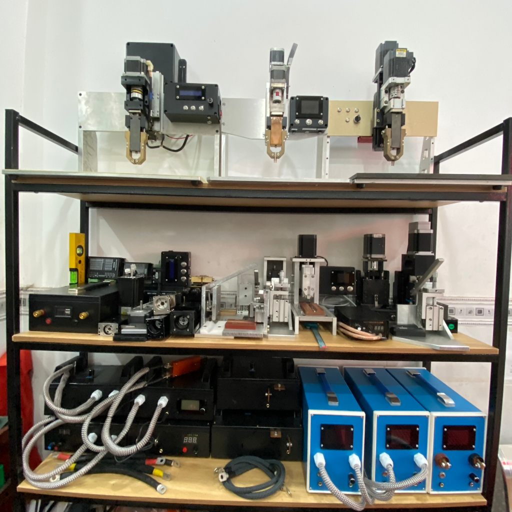 Máy hàn cell siêu tụ hàn kẽm 0.3mm mối hàn siêu đẹp và chắc chắn