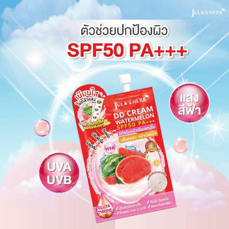 🍉 Kem chống nắng 🌞Jula's HERB✨ làm sáng da  dưa hấu 🍉