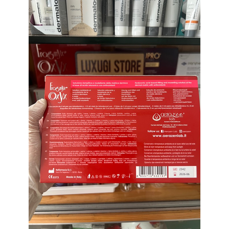 Tinh chất BAP Ja lu pro, Prof hilo, Ox yx giúp da căng bóng, trẻ hoá, xoá nhăn, mờ nám