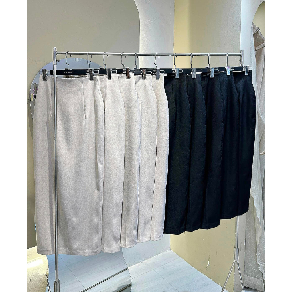 Chân váy Hàn Quốc bút chì nữ dáng dài by TWINS