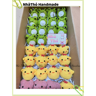 Móc khoá Vịt con, gà con bằng len Handmade 🐣🐥