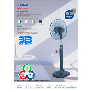 Quạt đứng điều khiển từ xa senko dr1608 - màu ngẫu nhiên - hàng chính hãng