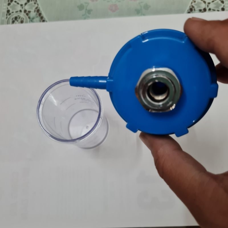 Bình tạo ẩm kèm dây thở dùng cho đồng hồ oxy y tế