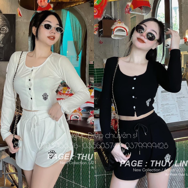 SET ĐÙI GÂN TAY DÀI LOGO SIÊU HOT