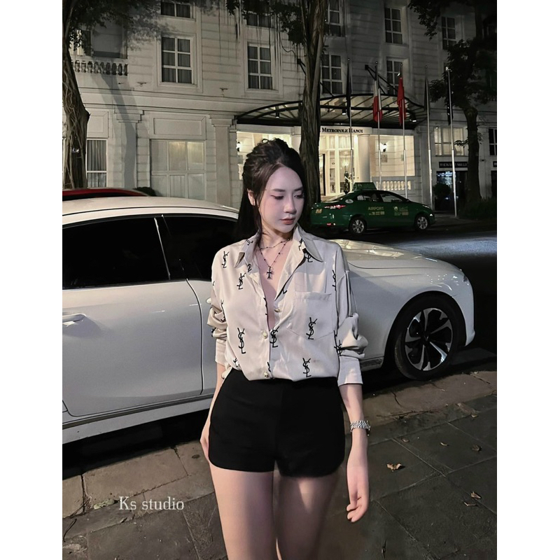ÁO SƠ MI LỤA Y.S.L