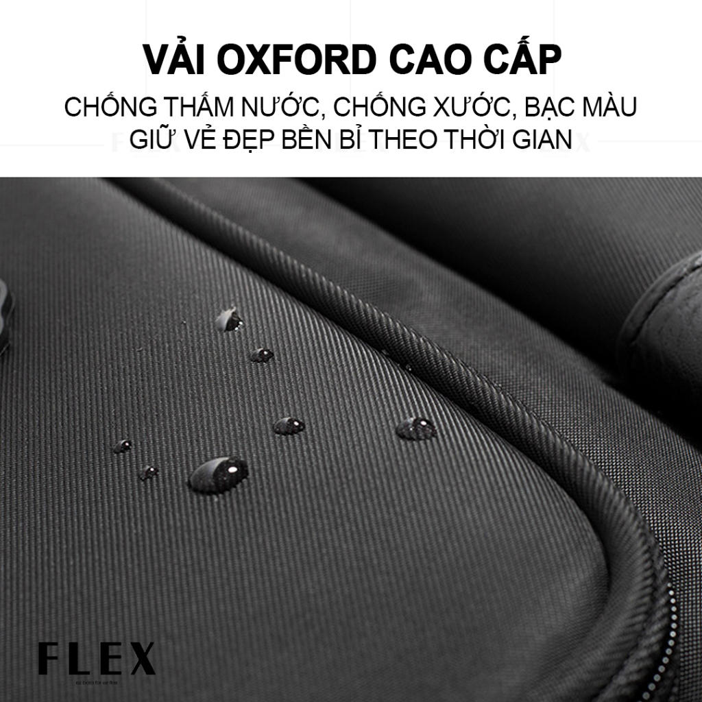 Balo đi học chống nước đựng laptop 15.6 inch BLU14 vải Oxford , Cặp đi học unisex thời trang nam nữ, Balo học sinh