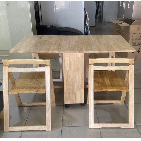Bộ bàn ăn thông minh, gấp gọn cao cấp
