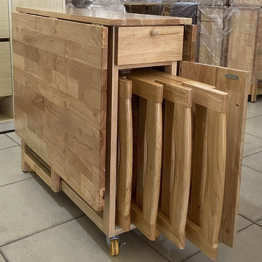 Bộ bàn ăn thông minh, gấp gọn cao cấp