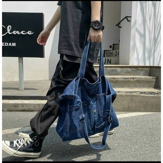 Túi đeo 2 kiểu, chất jeans: jeans