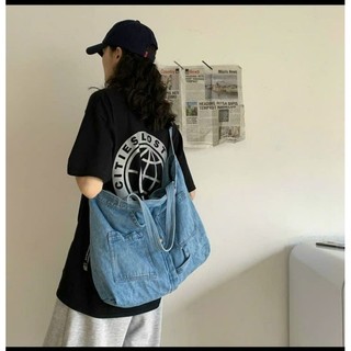 Túi đeo 2 kiểu, chất jeans: JEANS