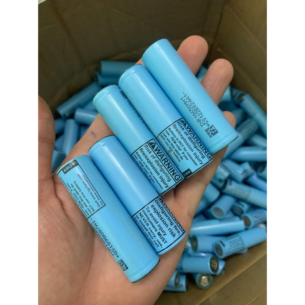 Cell pin LG MH1 18650 Dung lượng 3200mah - 3600mah Xả 10A bóc khối chính hãng