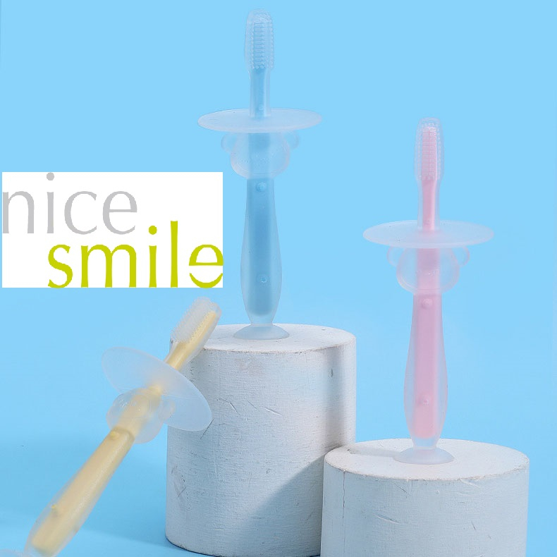 Bàn chải Silicone dành cho trẻ em, Bàn chải trẻ em, Bàn chải lưỡi cho bé