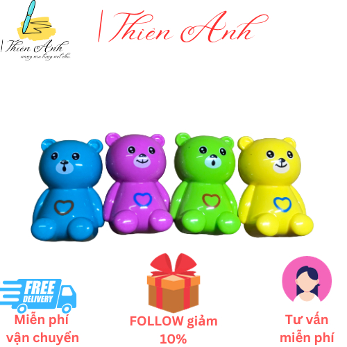 Gọt bút chì hoạt hình doremon, chuốt bút chì hoạt hình doremon, pikachu, thỏ, cà rốt