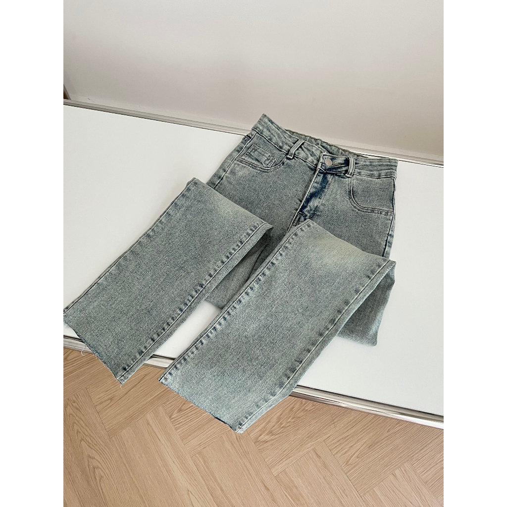 [QUẦN ỐNG BÓ] Jeans Nữ Basic Co Dãn 4 Chiều, Quần Bò Nữ Phong Cách Hàn Quốc