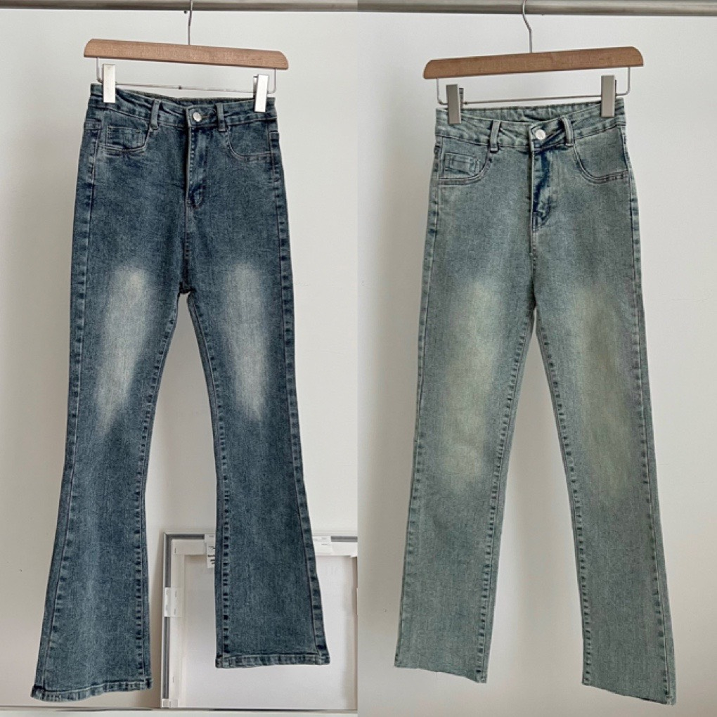 [QUẦN ỐNG BÓ] Jeans Nữ Basic Co Dãn 4 Chiều, Quần Bò Nữ Phong Cách Hàn Quốc