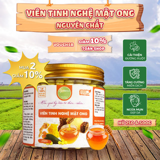 Viên tinh nghệ mật ong nguyên chất greenci, hỗ trợ cải thiện làn da tăng cường sức khoẻ