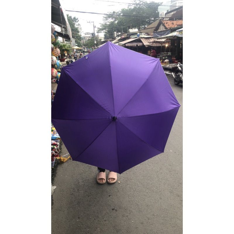 Ô Dù Cầm Tay Cán Dài Che Mưa Che Nắng, chống tia UV, loại SIÊU TO rộng 130cm, khung thép chắc chắn