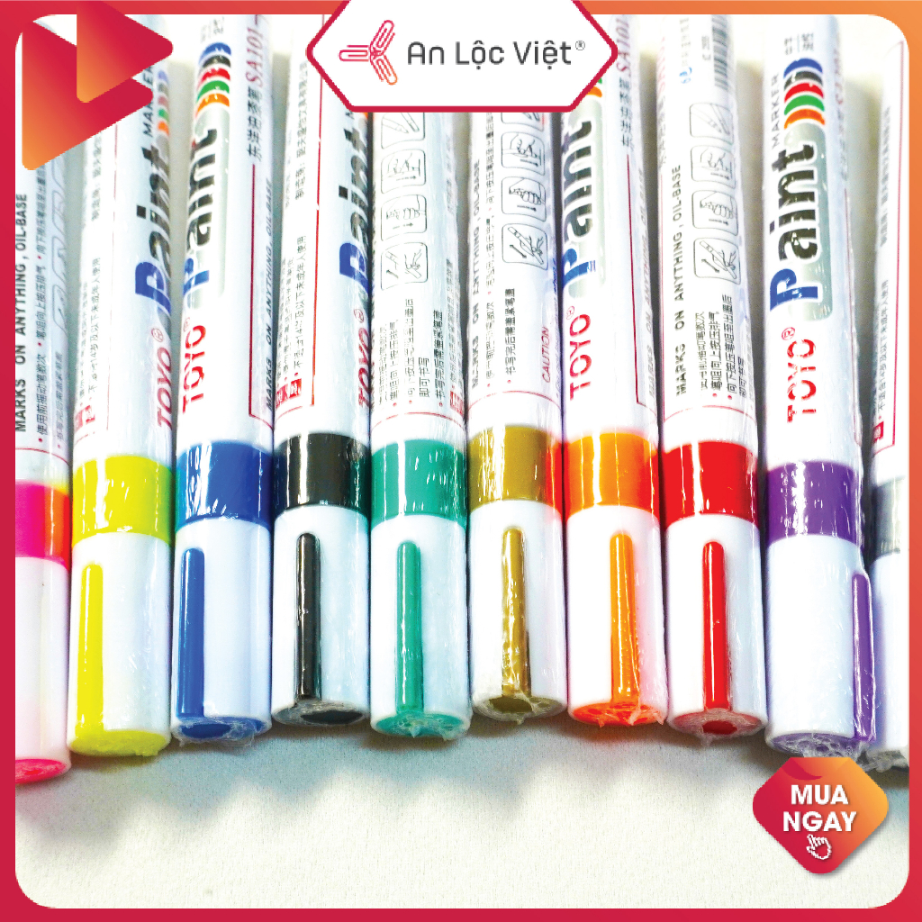 Bút Sơn TOYO chính hãng 100% Nhật Bản, Bút Sơn vẽ lốp, Viết - Đánh dấu trên mọi chất liệu