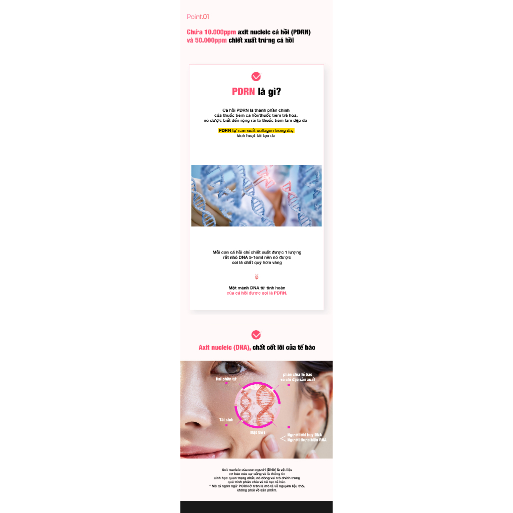 SN0455- Kem dưỡng kiêm tinh chất 2in1 cá hồi NANNA SALMON SPIDER AMPULE Cream chiết xuất 50000PPM 300ml