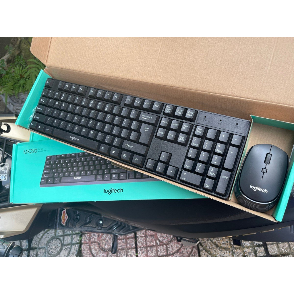Combo Bàn Phím Và Chuột Không Dây Logitech Mk290 Fullbox