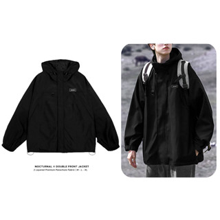 Áo Khoác Dù NOCTURNAL Double Front Form Rộng Oversize Local Brand Nam Nữ Unisex Siêu Dày