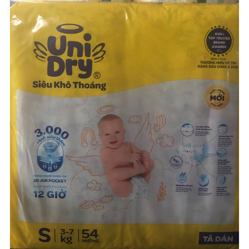 Tã dán Unidry S54 - Date luôn mới