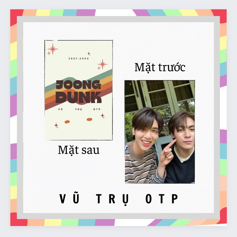 Set 9 card bo góc JOONGDUNK