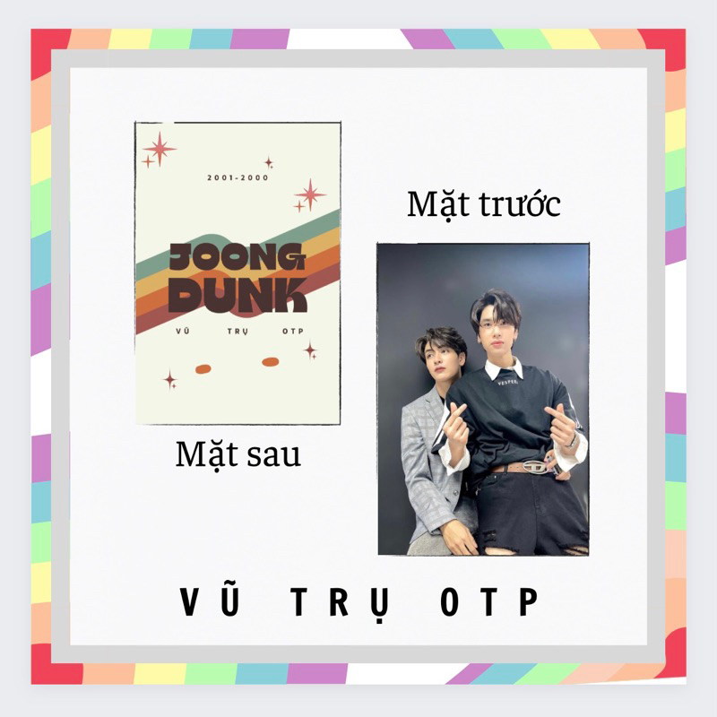 Set 9 card bo góc JOONGDUNK